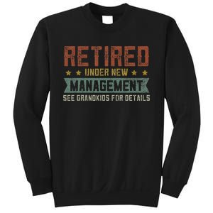 Fathers Day Retired Grandpa Funny Retirement Sweatshirt