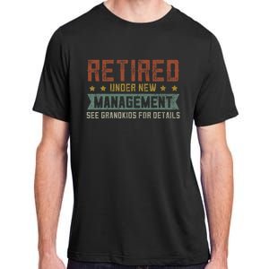 Fathers Day Retired Grandpa Funny Retirement Adult ChromaSoft Performance T-Shirt