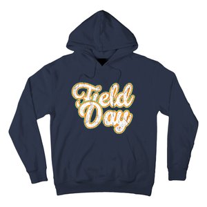 Field Day Retro Orange Field Day Games Adults Teachers Hoodie