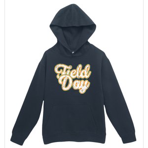 Field Day Retro Orange Field Day Games Adults Teachers Urban Pullover Hoodie