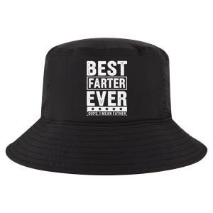 FatherS Day Retro Dad Best Farter Ever Oops I Mean Father Cool Comfort Performance Bucket Hat