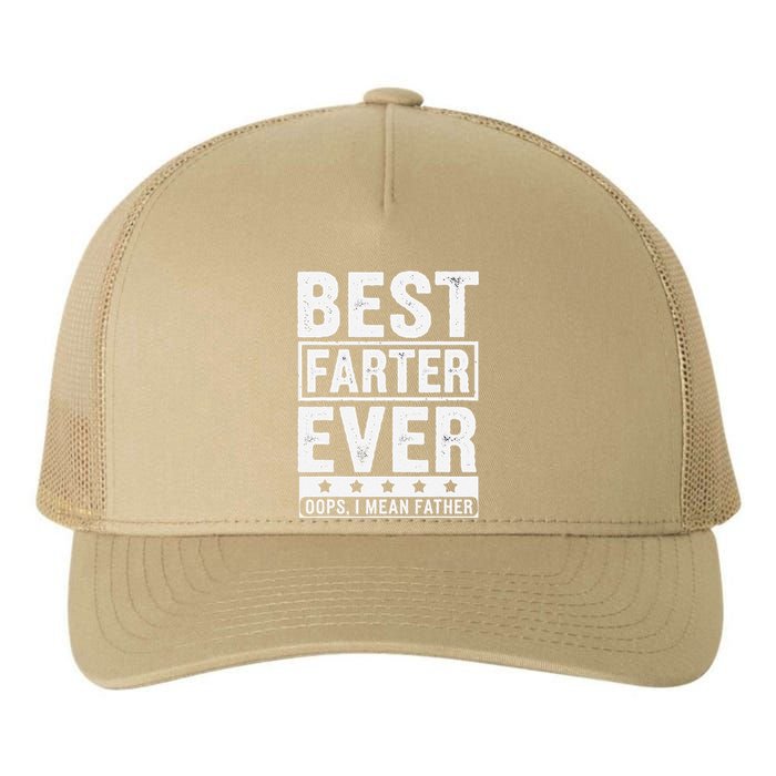 FatherS Day Retro Dad Best Farter Ever Oops I Mean Father Yupoong Adult 5-Panel Trucker Hat