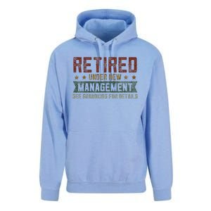 Fathers Day Retired Grandpa Funny Retirement Unisex Surf Hoodie