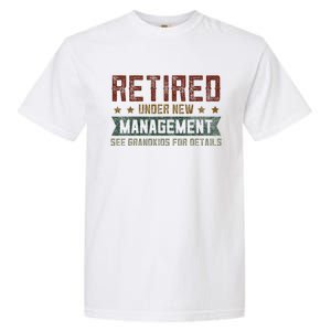 Fathers Day Retired Grandpa Funny Retirement Garment-Dyed Heavyweight T-Shirt