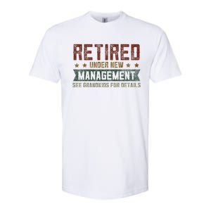 Fathers Day Retired Grandpa Funny Retirement Softstyle CVC T-Shirt