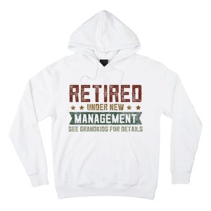 Fathers Day Retired Grandpa Funny Retirement Hoodie