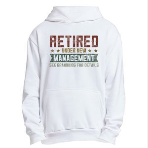 Fathers Day Retired Grandpa Funny Retirement Urban Pullover Hoodie