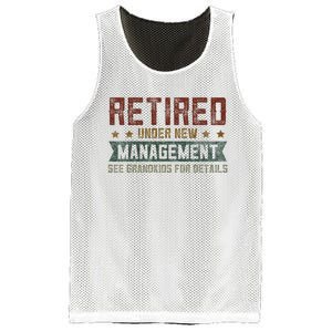 Fathers Day Retired Grandpa Funny Retirement Mesh Reversible Basketball Jersey Tank