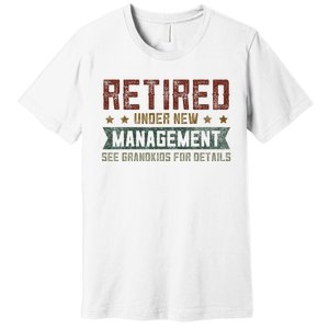 Fathers Day Retired Grandpa Funny Retirement Premium T-Shirt