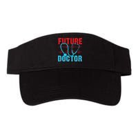 Future Doctor retro heartbeat nurse Valucap Bio-Washed Visor