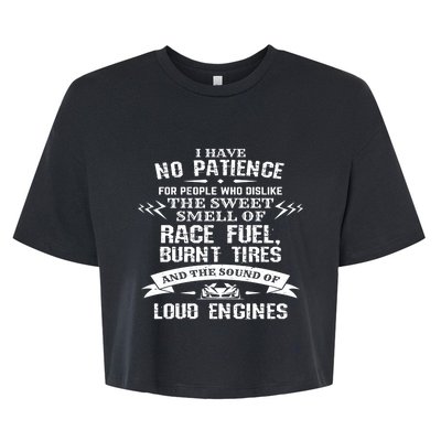 Funny Drag Racing Cute Gift For Mechanics And Car Enthusiasts Bella+Canvas Jersey Crop Tee