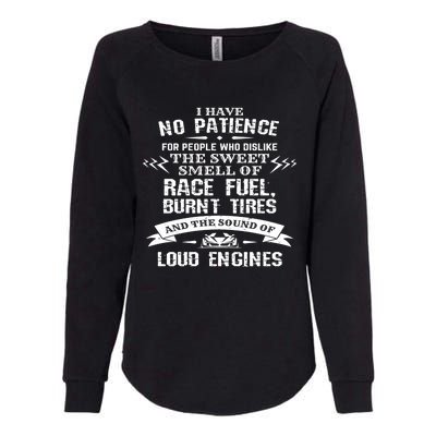 Funny Drag Racing Cute Gift For Mechanics And Car Enthusiasts Womens California Wash Sweatshirt