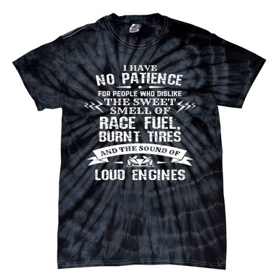 Funny Drag Racing Cute Gift For Mechanics And Car Enthusiasts Tie-Dye T-Shirt