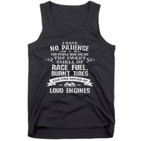 Funny Drag Racing Cute Gift For Mechanics And Car Enthusiasts Tank Top