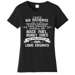 Funny Drag Racing Cute Gift For Mechanics And Car Enthusiasts Women's T-Shirt