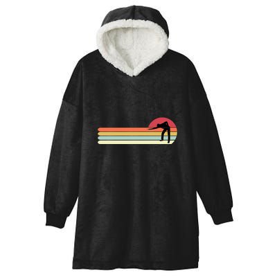 Father's Day Retro Funny Billiards Pool Gift For Dad Hooded Wearable Blanket