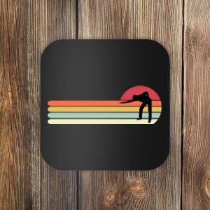 Father's Day Retro Funny Billiards Pool Gift For Dad Coaster