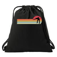 Father's Day Retro Funny Billiards Pool Gift For Dad Drawstring Bag