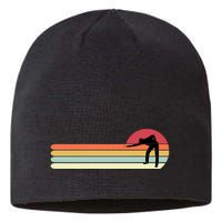 Father's Day Retro Funny Billiards Pool Gift For Dad Sustainable Beanie