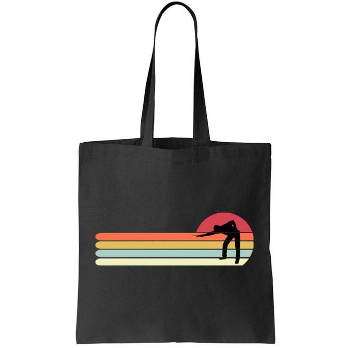 Father's Day Retro Funny Billiards Pool Gift For Dad Tote Bag