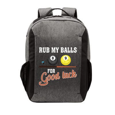 Father's Day Rub My Balls For Good Luck Pool Player Gift For Dad Vector Backpack