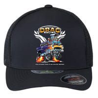 Funny Drag Racing Flexfit Unipanel Trucker Cap