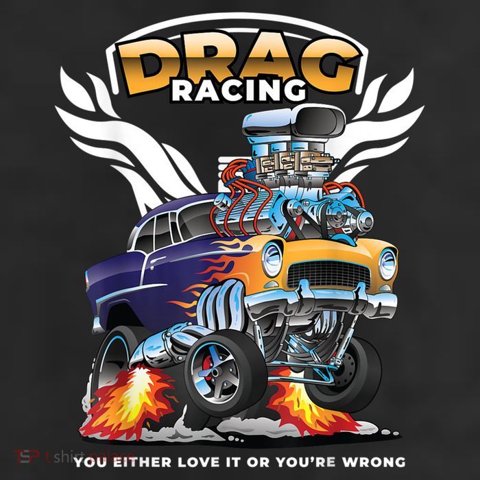 Funny Drag Racing 11oz C Handle Ceramic Mug
