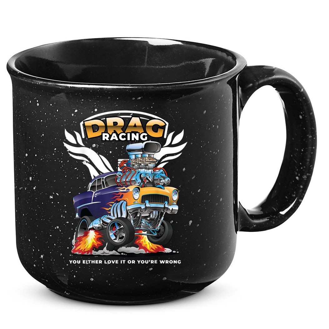 Funny Drag Racing 15oz Campfire Ceramic Mug