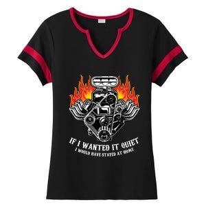 Funny Drag Racing Cute Gift Car Engine Mechanics Motor Racing Gift Ladies Halftime Notch Neck Tee