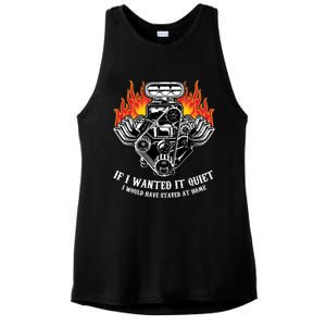 Funny Drag Racing Cute Gift Car Engine Mechanics Motor Racing Gift Ladies PosiCharge Tri-Blend Wicking Tank