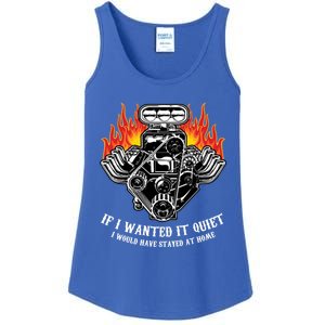 Funny Drag Racing Cute Gift Car Engine Mechanics Motor Racing Gift Ladies Essential Tank