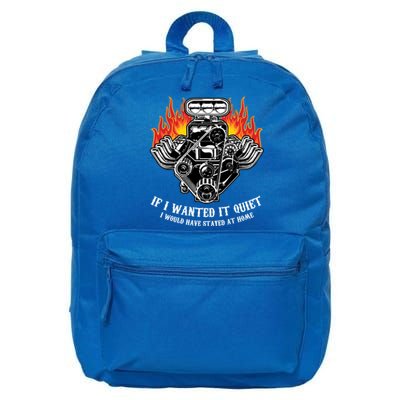 Funny Drag Racing Cute Gift Car Engine Mechanics Motor Racing Gift 16 in Basic Backpack