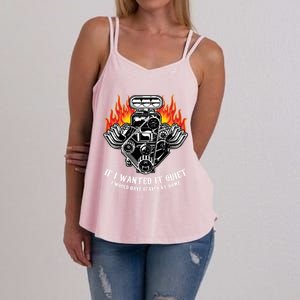 Funny Drag Racing Cute Gift Car Engine Mechanics Motor Racing Gift Women's Strappy Tank