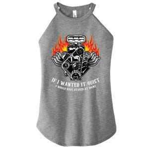 Funny Drag Racing Cute Gift Car Engine Mechanics Motor Racing Gift Women's Perfect Tri Rocker Tank