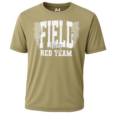 Field Day Red Team Color War Camp Team Game Competition Cooling Performance Crew T-Shirt