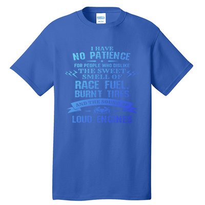 Funny Drag Racing Gift For Mechanics And Car Enthusiasts Tall T-Shirt