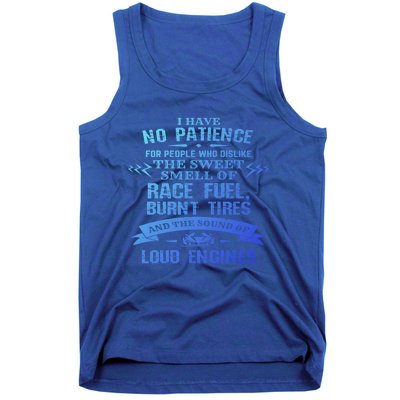 Funny Drag Racing Gift For Mechanics And Car Enthusiasts Tank Top