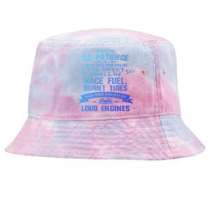 Funny Drag Racing Gift For Mechanics And Car Enthusiasts Tie-Dyed Bucket Hat