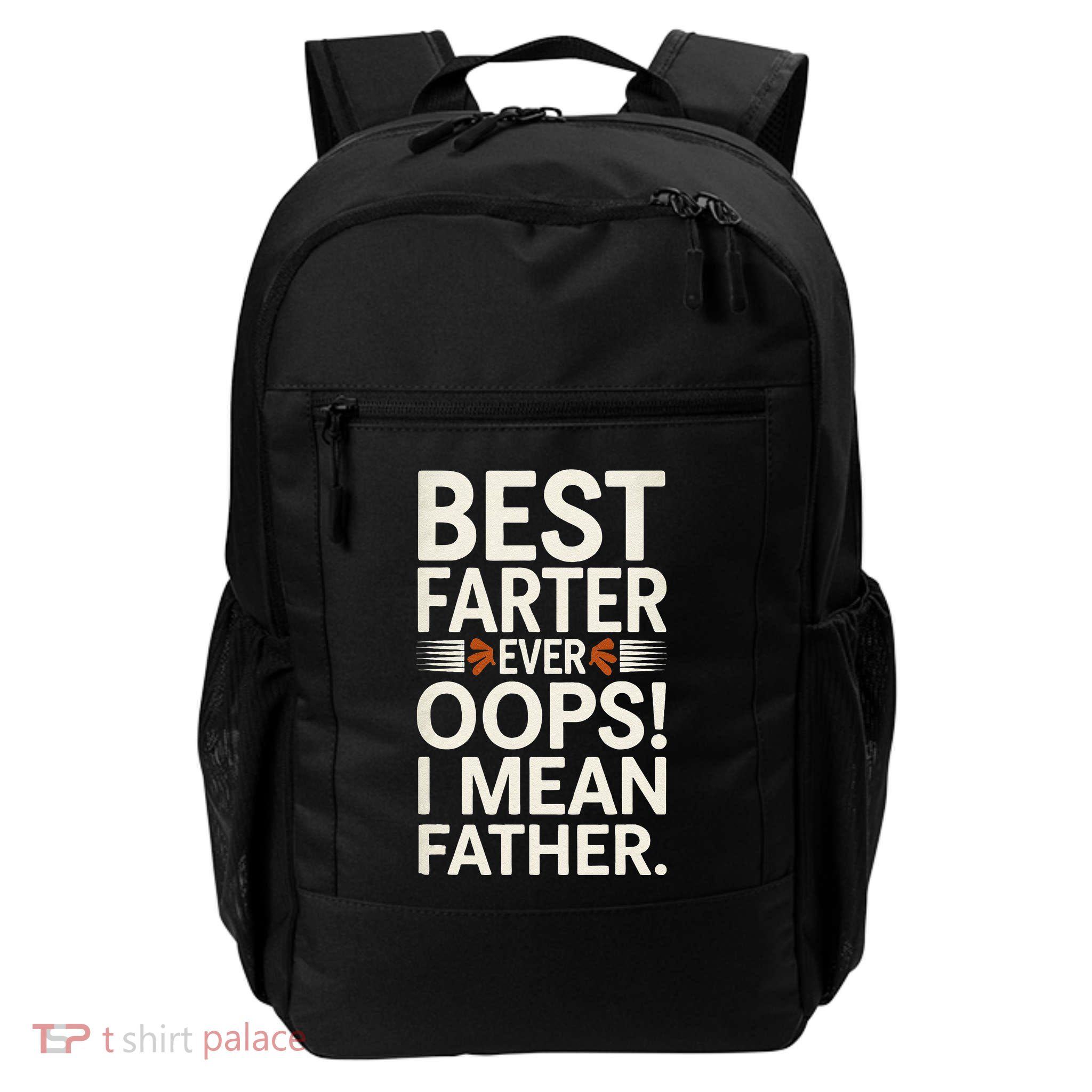 FatherS Day Retro Dad Best Farter Ever Oops I Mean Father Daily Commute Backpack
