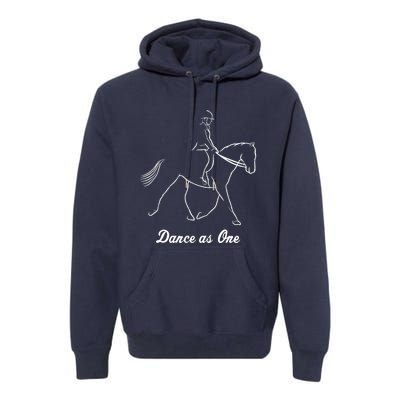 Funny Dressage Riding Horse Show Horseback Equestrian Gifts Premium Hoodie