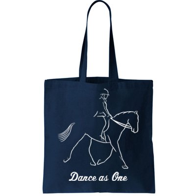 Funny Dressage Riding Horse Show Horseback Equestrian Gifts Tote Bag