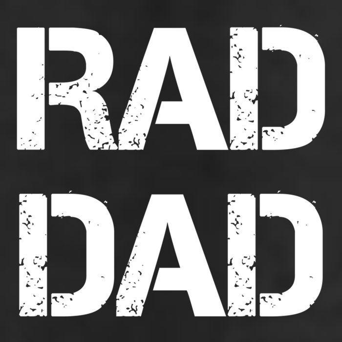 Fathers Day Rad Dad Rad Like Dad Gift 7 Panel Mesh Trucker Snapback Hat