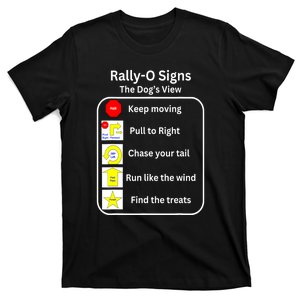 Funny Dog Rally Obedience Gift T-Shirt