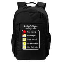 Funny Dog Rally Obedience Gift Daily Commute Backpack