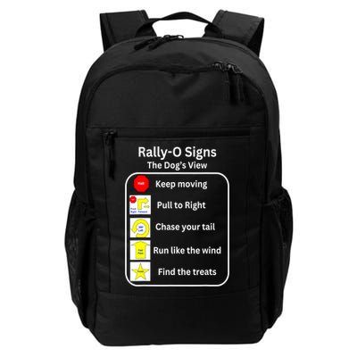 Funny Dog Rally Obedience Gift Daily Commute Backpack