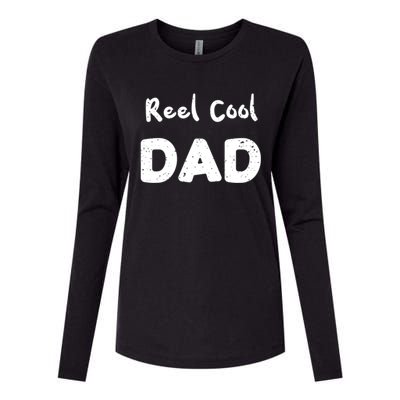 Fathers Day: Reel Cool Dad Fishing Dad Sayings Cute Gift Womens Cotton Relaxed Long Sleeve T-Shirt