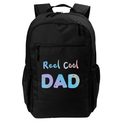 Fathers Day: Reel Cool Dad Fishing Dad Sayings Cool Gift Backpack