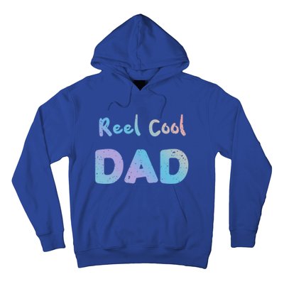 Fathers Day: Reel Cool Dad Fishing Dad Sayings Cool Gift Hoodie