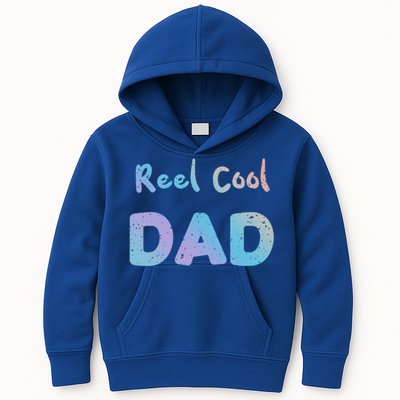 Fathers Day: Reel Cool Dad Fishing Dad Sayings Cool Gift Kids Hoodie