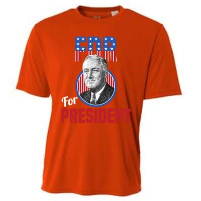 Franklin Delano Roosevelt Fdr For President Campaign Gift Cooling Performance Crew T-Shirt